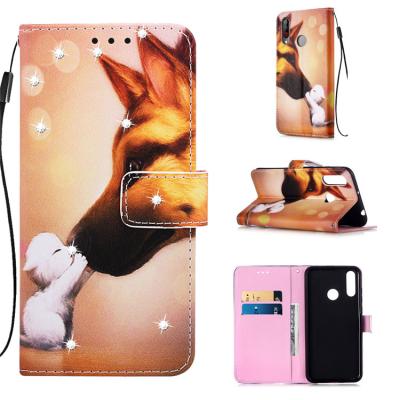 China Luxuxy Cartoon Wallet Case For LG W10 W30 Fashion PU Leather Cover For LG Case Phone Bag for sale