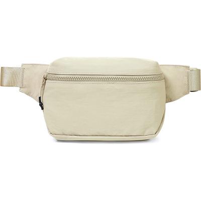 China Water Proof Fashion Outdoor Adjustable Strap Waist Bag Sports Fanny Pack Hiking Waist Belt Nylon Small Running Pouch For Women for sale