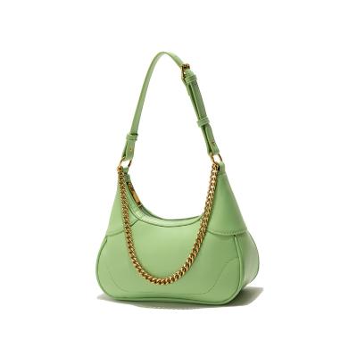 China arming & New Design Ladies Disarming Chain Shoulder Bags PU Half Moon Purses and Leather Handbag 2023 for Spring and Summer for sale