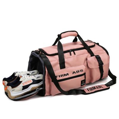 China Duffel Bag Hot Fashionable Durable Large Travel Backpack With Shoes Bag For Travel Sport Gym Handbag For Women Men for sale