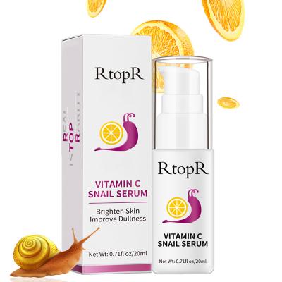 China Whitening Vitamin C Snail Serum Rejuvenation Wrinkle Anti Firming Bright Skin Serum For Face Ance Treatment Snail VC Collagen Repair Serum for sale