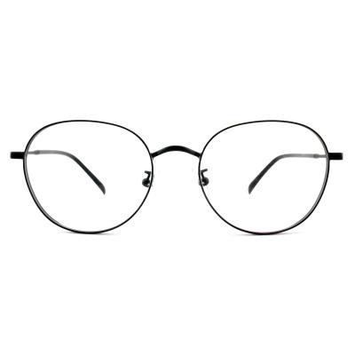 China FM2573 Optische volle rand Ronde bril frame, metalen Unisex bril frames Te koop