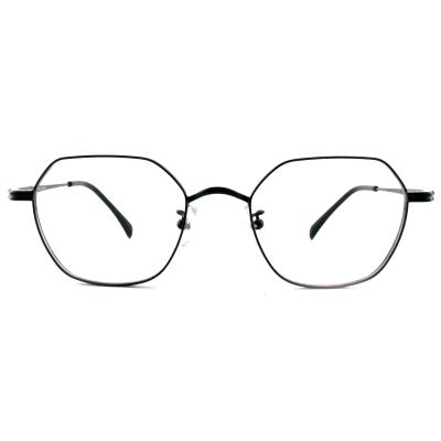 China FM2589 Optical Metal Rectangle Eyeglasses Frames Full Rim Customized Unisex for sale