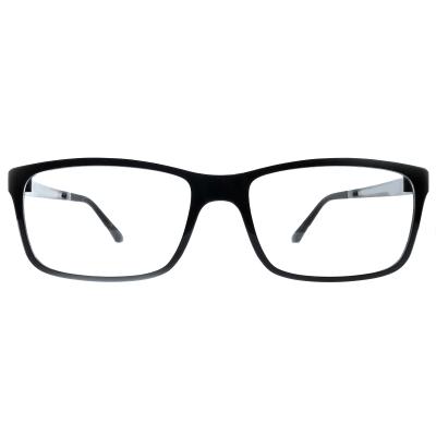 China FU1743 Unisex Flexible TR90 Marcos ópticos Negro Anti reflejo Gafas cuadradas en venta