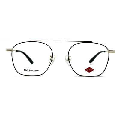 China FM7113 Womens Round Stainless Steel Optical Frames with 145mm Temple Length for sale