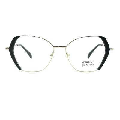 China MD160 Square Stainless Steel Unisex Optical Metal Frame for sale