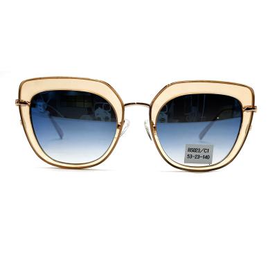 China BS023 Fashionable Acetate Metal Sunglasses Square Eyeshape Customized for sale