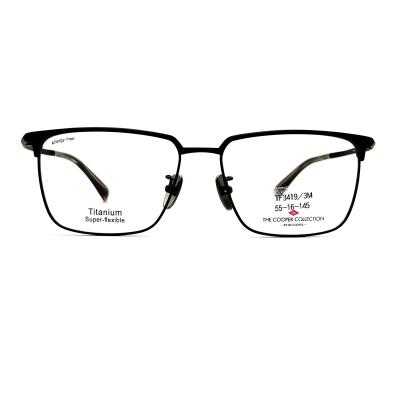 China TF3419 Square Eye Shape Mans Titanium Frame for sale