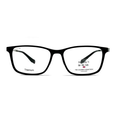 China TPC3410 Unisex Square Titanium Optical Frame with 145mm Temple Length for sale