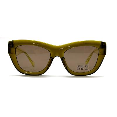 China AS125 Premium Acetate Sheet Sunglasses with 145 MM Temples for sale