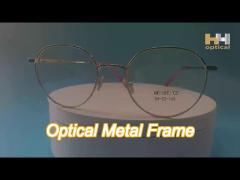 md108t metallic optical frames with unisex design