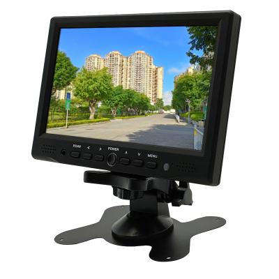 China Good Quality RGB 7 Inch Tft LCD Color TV VGA Car Monitor HD Screen High Brightness Car LCD Monitor for sale