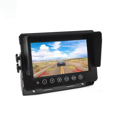 China Bus TV Monitor Good Quality Factory Price OEM ODM 7 Inch Waterproof Car LCD Monitor for sale