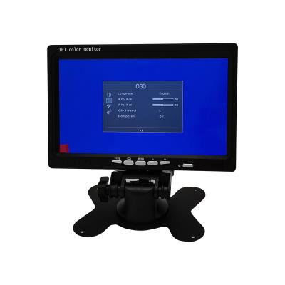 China Multilingual Support Promotion Model 2 Channel 7 Inch TFT Color Screen Rear View Security Camera Car AHD Monitor for sale