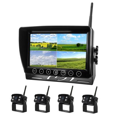 China Multi-Language Channel 2.4Ghz AHD 1080P Support 4 7 Inch Waterproof Reverse Camera Rear View Monitor Wireless System for sale