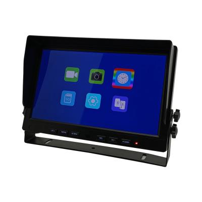 China Element Speaker 10 Inch DC 12v Factory Supply Hot Price Reverse Screen Monitors LCD Visual Reversible Car For Sale for sale