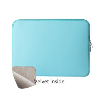 China High Quality Shockproof Neoprene Plush Portable Shockproof Tablet Bag Daily Used Customized Cheap Scratch Resistant Computer Laptop Sleeve for sale