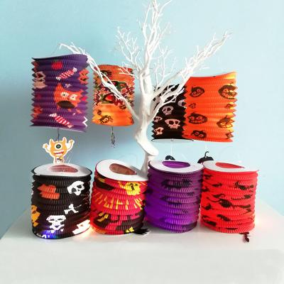 China China Halloween Decorations Paper Lanterns Hanging Lantern Spider Skeleton Pumpkin For Indoor Outdoor Halloween Decor - Party Supplies for sale