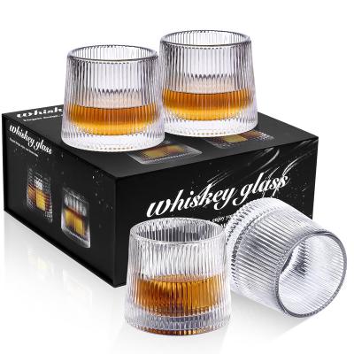 China WEIBU Agriculture Liquor Drinks Cup Creative Diamond Glasses Thick Base Whiskey Crystal Glass for sale