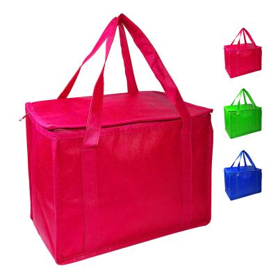 China Wholesale Cheap Waterproof Reusable Thermal Insulated Grocery Cool Carry Lunch Cooler Bag For Food for sale