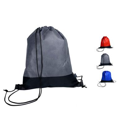 China 2021 New RPET Backpack Reusable Outdoor Custom Sports Polyester Drawstring Waterproof Gym Bag for sale