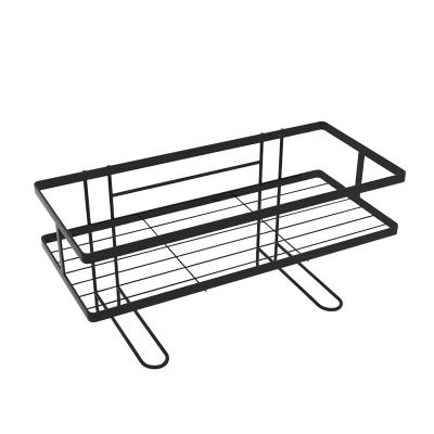 China Sustainable Bathroom Storage Rack Metal Shelf Over Toilet Space Saving Storage Organizer for sale