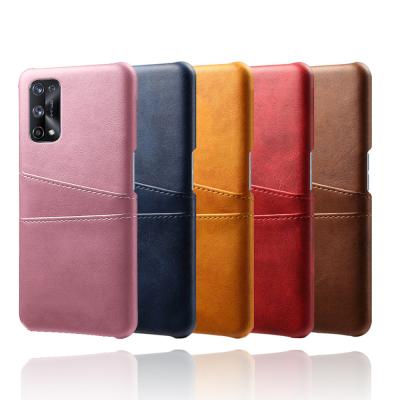 China Full Protection Luxury PU Leather Shockproof Case With Card Slots For Oppo Realme X7 Pro Leather Phone Case for sale