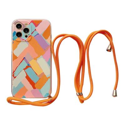 China Cute shockproof wholesale fashion tpu phone case cover cross - body design phone case for iphone 13 for sale