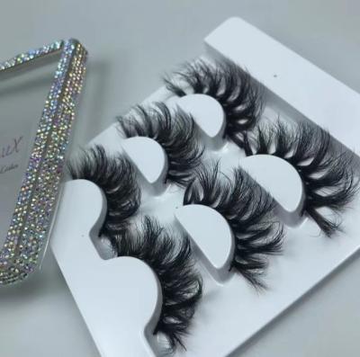 China Wholesale Full Volume Lashes Full Strip Lashes 25mm Mink Eyelash 100% Mink Eyelashes 3d Fluffy Lashes Seller for sale