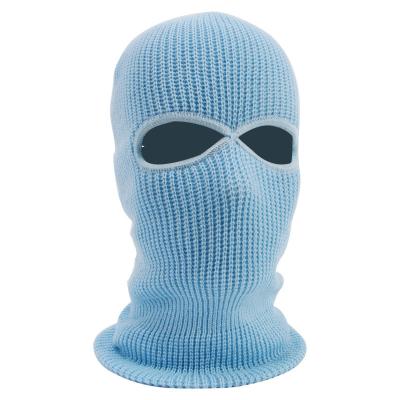 China Waterproof Sports Hats Outdoor Skating Knitted Full Face Cover Ski Mask Solid Color Mask Hat Windproof Winter Hats Unisex for sale