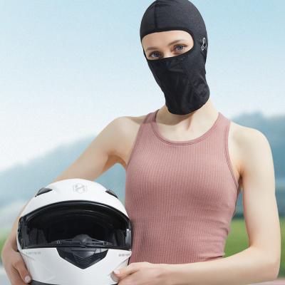 China Outdoor Mask Sweat-absorption Sunscreen Riding Motorcycle Ice Scarf Coating Sunshade Head Cover Anti-UV Protective Silk UV Mask Cover for sale