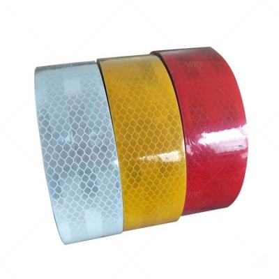 China Untearable Diamond Pattern Micro Prism Conspicuity Tape For Vehicles Special Features for sale