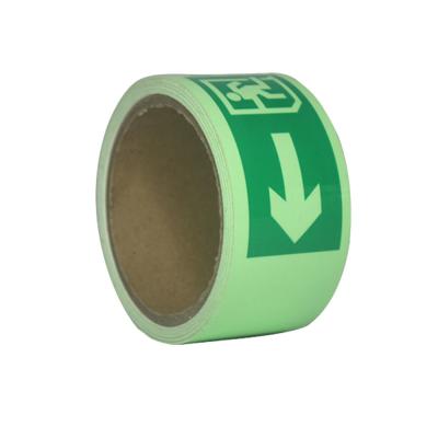 China Eco-Friendly Self Adhesive Luminous PVC Film Roll in Green/Blue/Yellow 1.24M*45.7M for sale