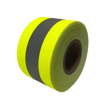 China Sewing On 30 Cycles 100% Cotton Fabric Flame Fire Resistant Reflective Tape for Clothing for sale