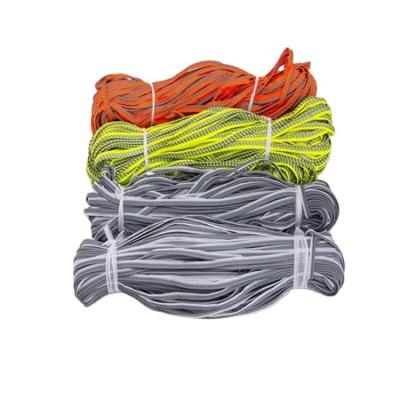 China 1 Inch Reflective Sew-In Piping Braid Trim for Raincoat High Light Reflective Webbing for sale