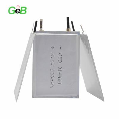 China Toys slim ultra slim battery 014461 3.7v 180mah lipo battery 3.7v Li-ion polymer battery 014461 for E-card for sale