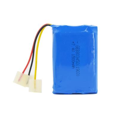 China Toys GEB OEM Rechargeable Li-PO Assembly 803450 2S1P 7.4V Li Ion Polymer Lithium Battery Pack with PCM and NTC for sale