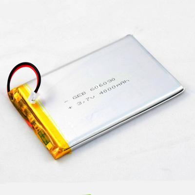 China Home appliances Li-polymer 4000mah battery 3.7v 4000mah lithium polymer lipo battery 606090 for tablet for sale