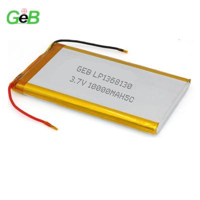 China Hot Selling Toys Lipo Battery 3.7v 1368130 10000mah 10ah 12ah Li-ion Polymer Battery Pocket Lipo Battery for sale