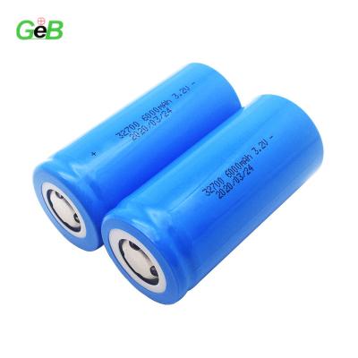 China Toys 32700 High Capacity 6000mah Lifepo4 32650 lithium ion rechargeable battery cell 32700 for sale