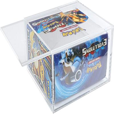 China Other various designs are available Acrylic Japanese Pokemon Booster Box Showcase Display Frame Quality Class for sale