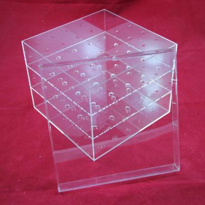 China Other Various Designs Are Available Small Acrylic Candy Favor Clear Acrylic Cube Storage Square Box With Lid for sale