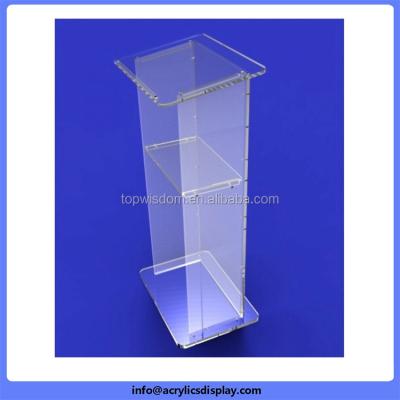 China Other various designs are available low price useful acrylic podium with led lights for sale