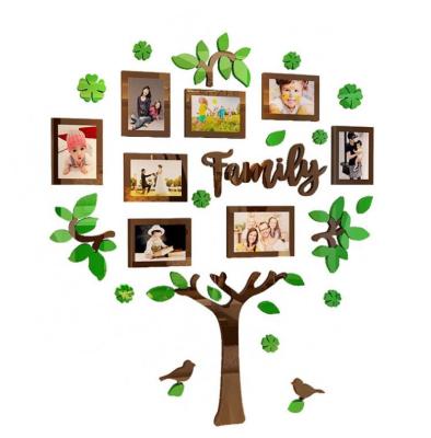 China wooden family tree photo frame for sale