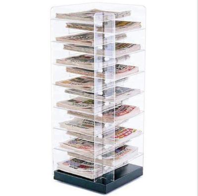 China ABH-53 acrylic outdoor newspaper holder for sale