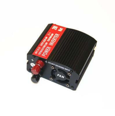 China Aluminum Alloy DC12V To AC220V 200W Power Inverter 200W Car Power Inverter With USB Port for sale