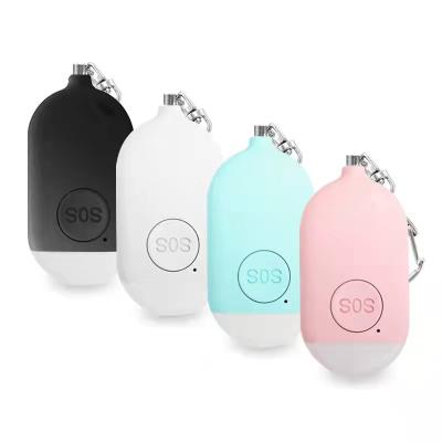 China OUBAO Bank Wholesale Home Women Office Hotel Personal Protective Self-defense with Emergency LED Light and Anti-wolf Self-defense Siren Key Chain Set for sale