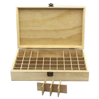 China China Solid Wood Packaging Box Essential Oil Organizer Wood Display Decor Holder for sale