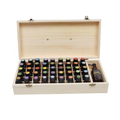 China Recycled Materials Factory Customize Unfinished Wooden Essential Oil Wooden Packaging Boxes Wholesale for sale