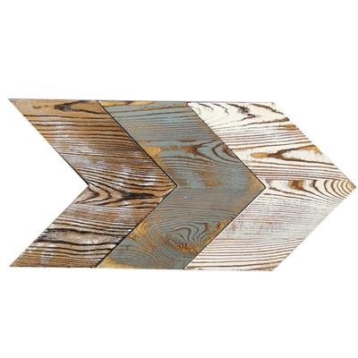 China China Wall Decor Rustic Floating Arrow Shape Guide Sign Crafts Wooden Board For Bar Hotel for sale